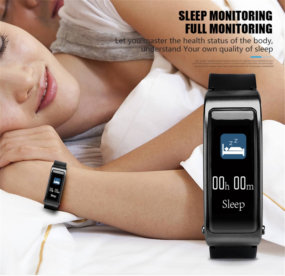Ρολόι Smartwatch & Ακουστικό Bluetooth TalkBand 2 σε 1, Activity Tracker με Καταγραφή Καρδιακών Παλμών, Βημάτων & Ύπνου